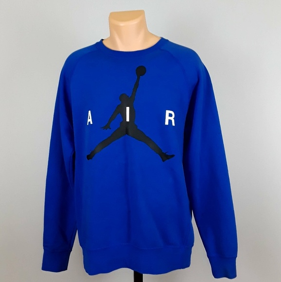 blue air jordan shirt
